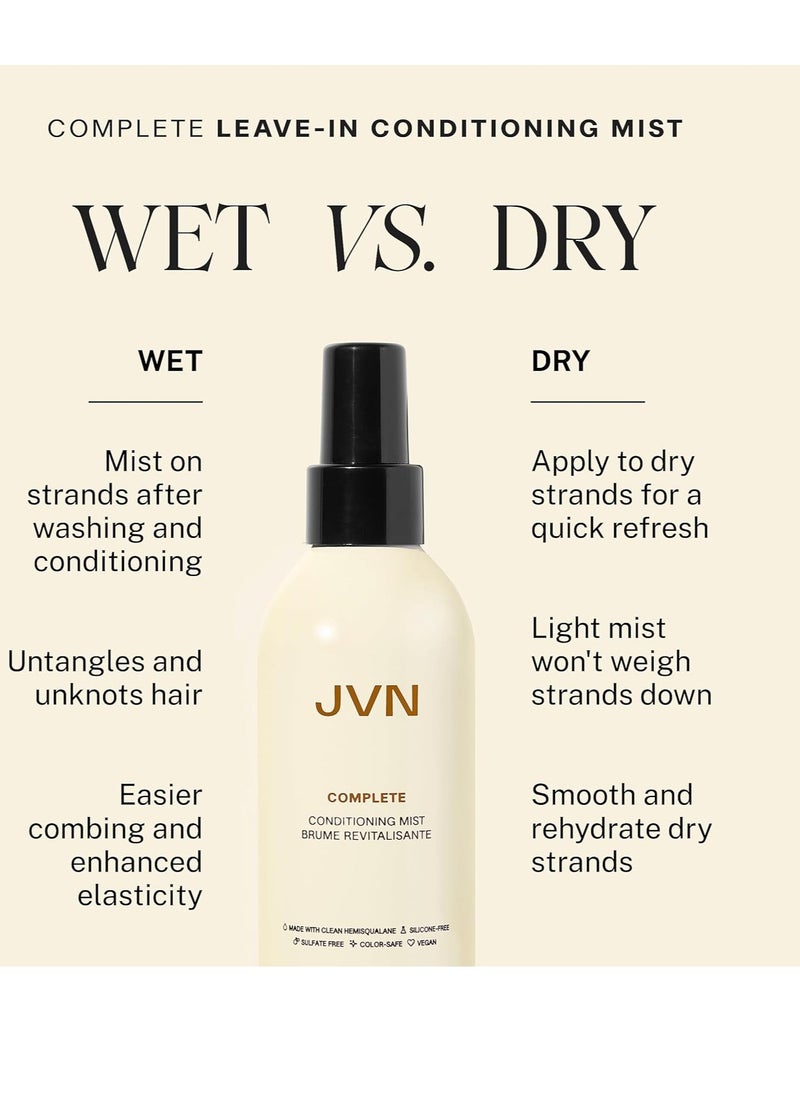 JVN JVN Complete Leave-In Conditioning Mist, Frizz-Free Hydration Spray, UV Protection, Vegan Formula, Sulfate-Free, 5 Fluid Ounces  - Image 3