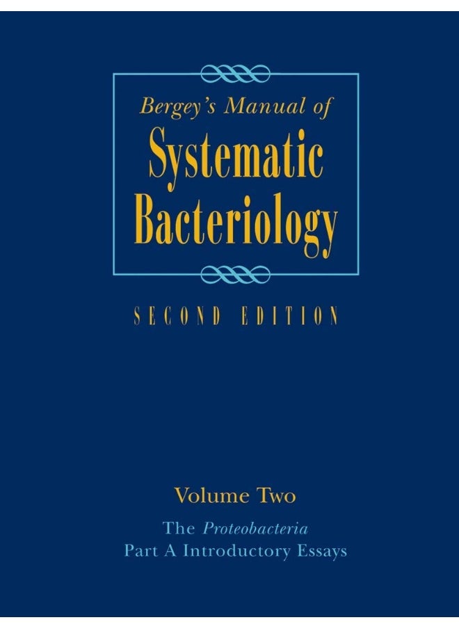 Bergey's Manual(r) of Systematic Bacteriology: Volume Two: The Proteobacteria, Part a Introductor - pzsku/Z4BA43AD75681AD96BE2BZ/45/_/1727204535/fab23815-cd1f-4b84-9921-5b3698de70b7