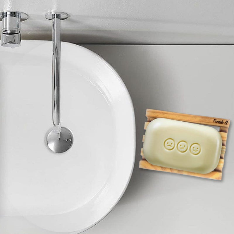 Grab It Pine Wooden Handmade Soap Dish Set of 2 Soap Case Holder for Shower Bathroom and Kitchen - Image 5