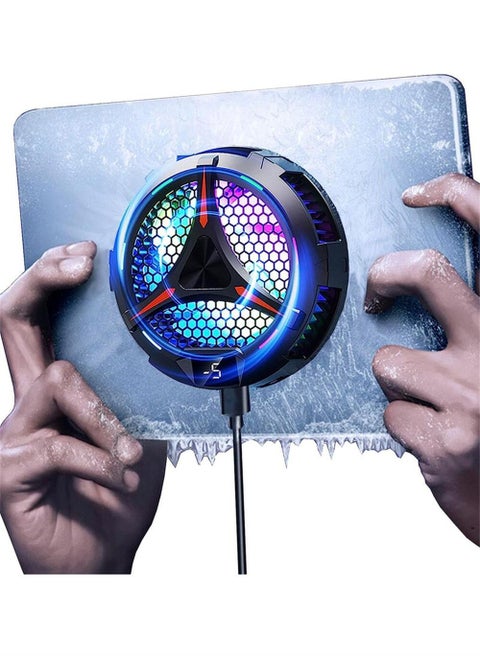 iPad Radiator Magnetic Tablet Cooler For iPad Surface Pro Compatible For Steam Deck Magnetic Semiconductor Heat Sink With Temperature Display Radiator Cooler For Mobile Gaming Tiktok Live Streaming