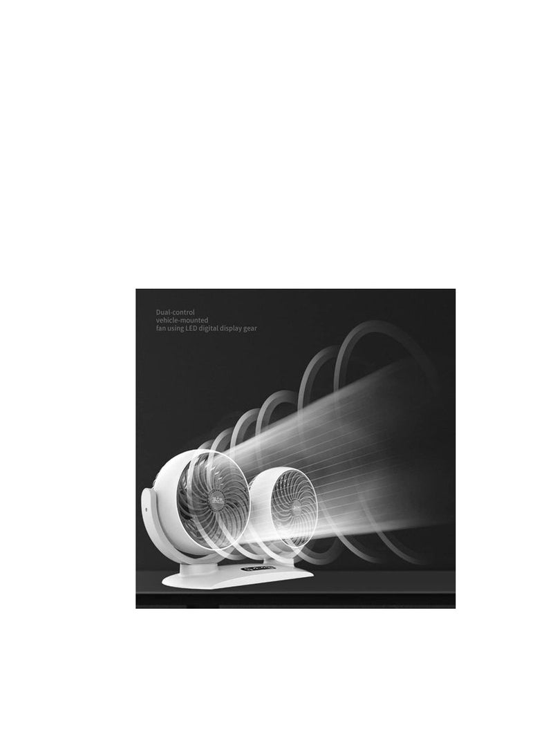 Dual 3-speed USB Car Fan - Image 3