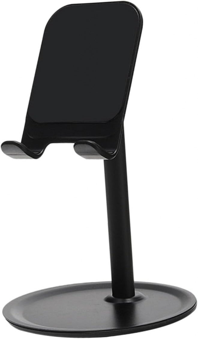 Adjustable Desktop Phone Bracket with Protective Silicone Anti-Slip Base Alloy Tablet Stand for Video Watching and Live Streaming Practical Flexible Holder for Home and Office Use - Image 1