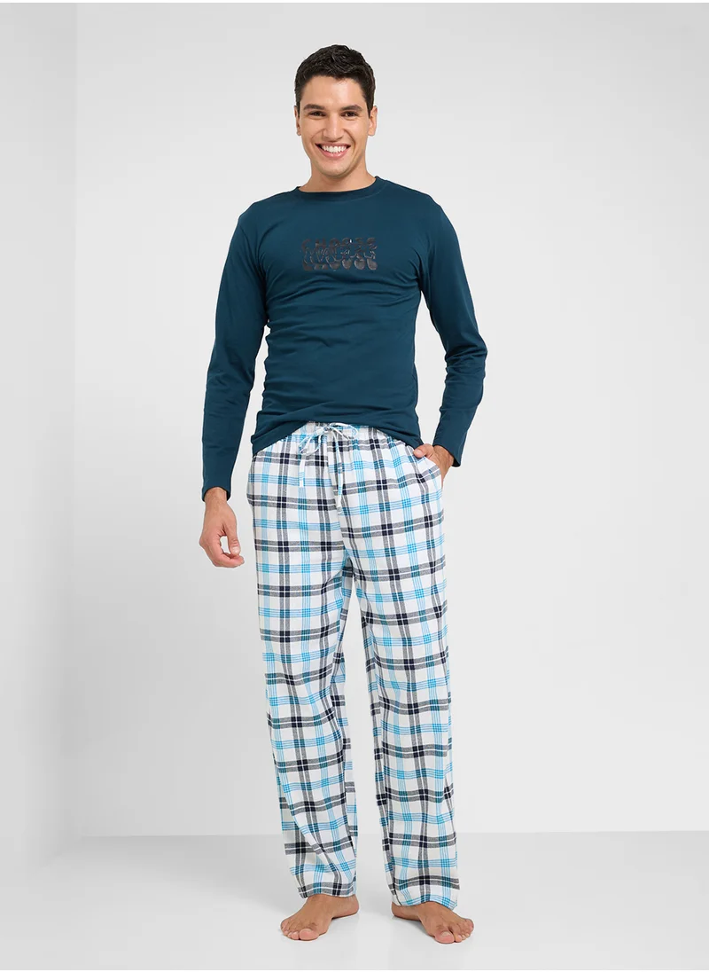 سفنتي فايف Nightwear T-Shirt & Pants Sets