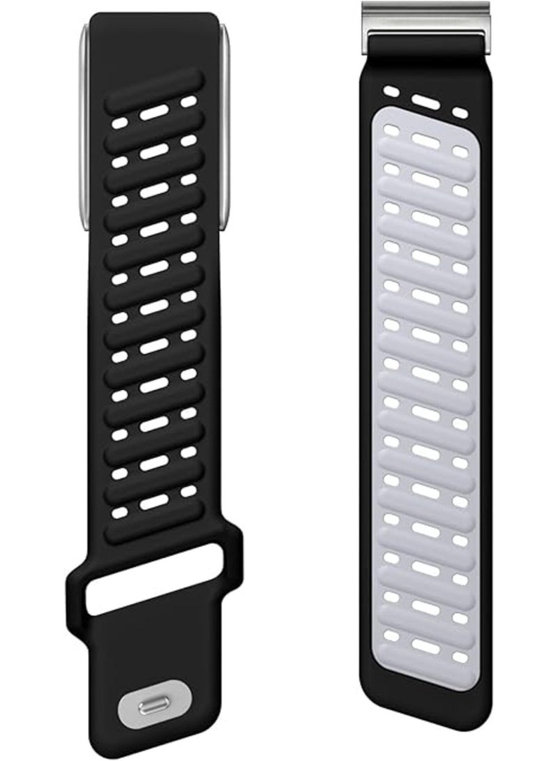 تمبو سوار سبورت فليكس سيليكون مُعدّل لجهاز هوب 5.0 ون & بيك - أنه سوار مقاوم للماء والعرق مع موصل على شكل حرف U - ملحق لياقة بدنية فاخر | غير متوافق مع الجيل الرابع - Image 3