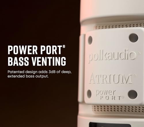 Polk Audio Atrium 8 SDI Flagship Outdoor Speaker (Black) - Use as Single Unit or Stereo Pair, Powerful Bass & Broad Sound Coverage, Withstands Extreme Weather & Temperature - Image 3
