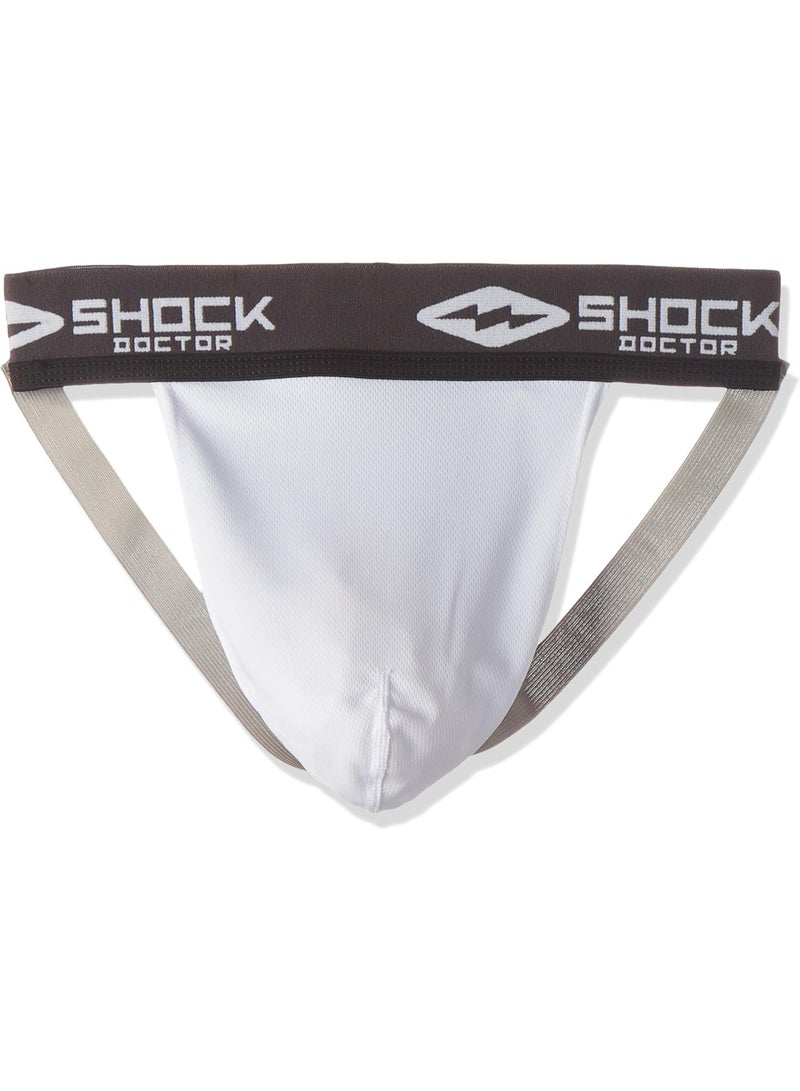 Shock Doctor Athletic Supporter Jockstrap – No Pocket, Breathable, Compression Fit - Image 2