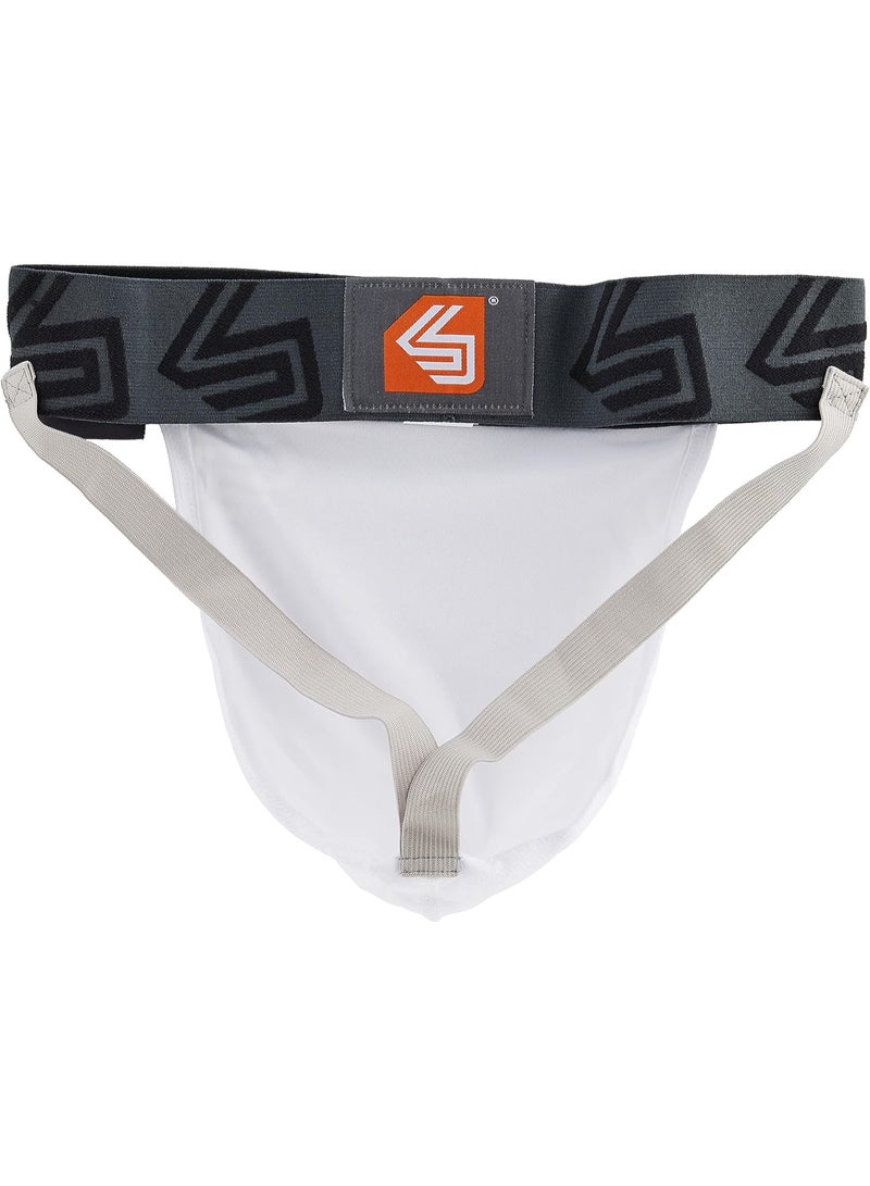 Shock Doctor Athletic Supporter Jockstrap – No Pocket, Breathable, Compression Fit - Image 3