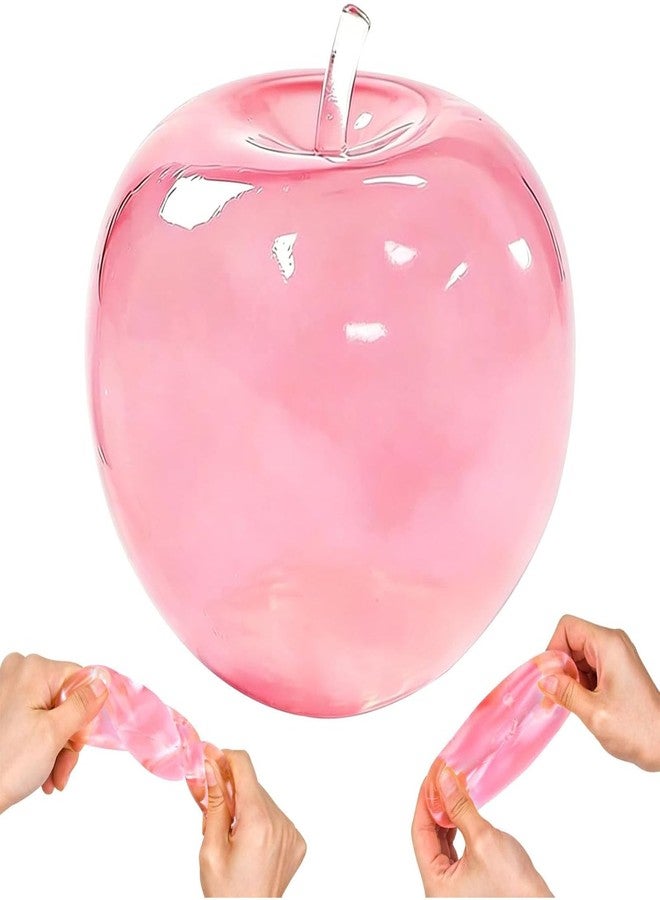 piercing Apple Squishy, Taba Squishy Toy, Dumpling Squishy Blind Box for Focus, One Piece Portable Toy, Daily Use (Pink) - Image 1