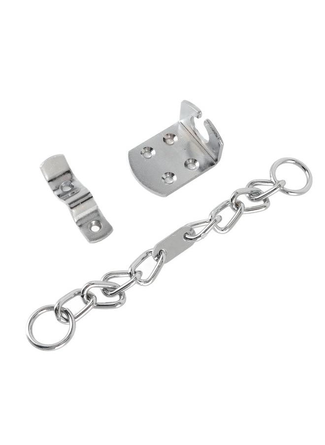 Thoraya Door Chain Lock Stainless Steel Chain Door Guard Anti Theft Security Door Chain Lock for Hotel Apartment  - Image 2