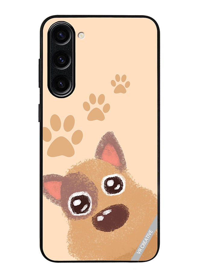 VR CREATIVE Protective Case Cover For Samsung Galaxy S23 Plus Cute Doggie Design Multicolour - Image 1