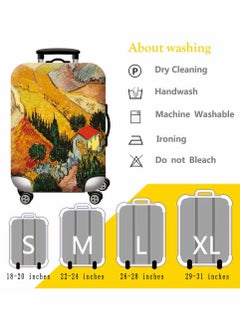HomarKet Polyester Luggage Cover Protector Travel Luggage Elastic Cover Washable Suitcase Cover Luggage Sleeve  - Image 3