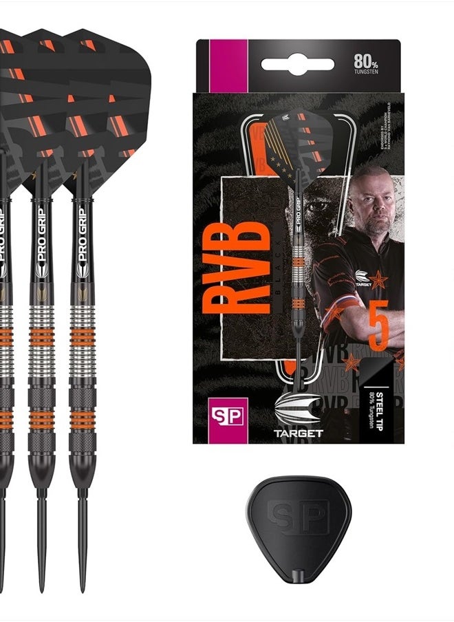 Darts Raymond Van Barneveld RVB 80 Black G2 21G 80% Tungsten Swiss Point Steel Tip Darts Set - pzsku/Z4BA4958D7534300CD059Z/45/_/1741203742/3e1da4a7-001f-458f-8a94-da764509613f