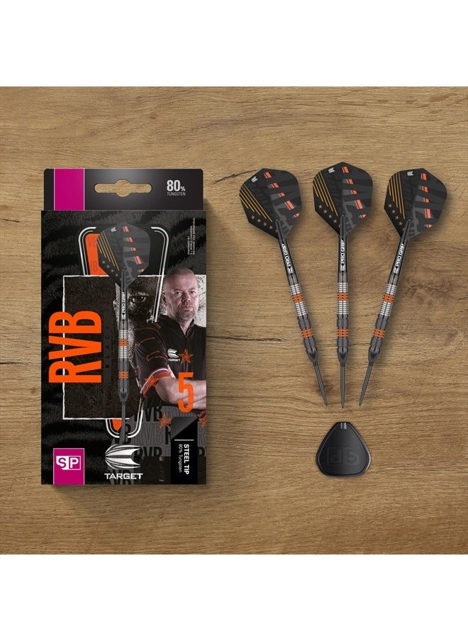 Darts Raymond Van Barneveld RVB 80 Black G2 21G 80% Tungsten Swiss Point Steel Tip Darts Set - pzsku/Z4BA4958D7534300CD059Z/45/_/1741203744/6a2bef1b-2f5a-4483-9699-d4a2b88ee63e