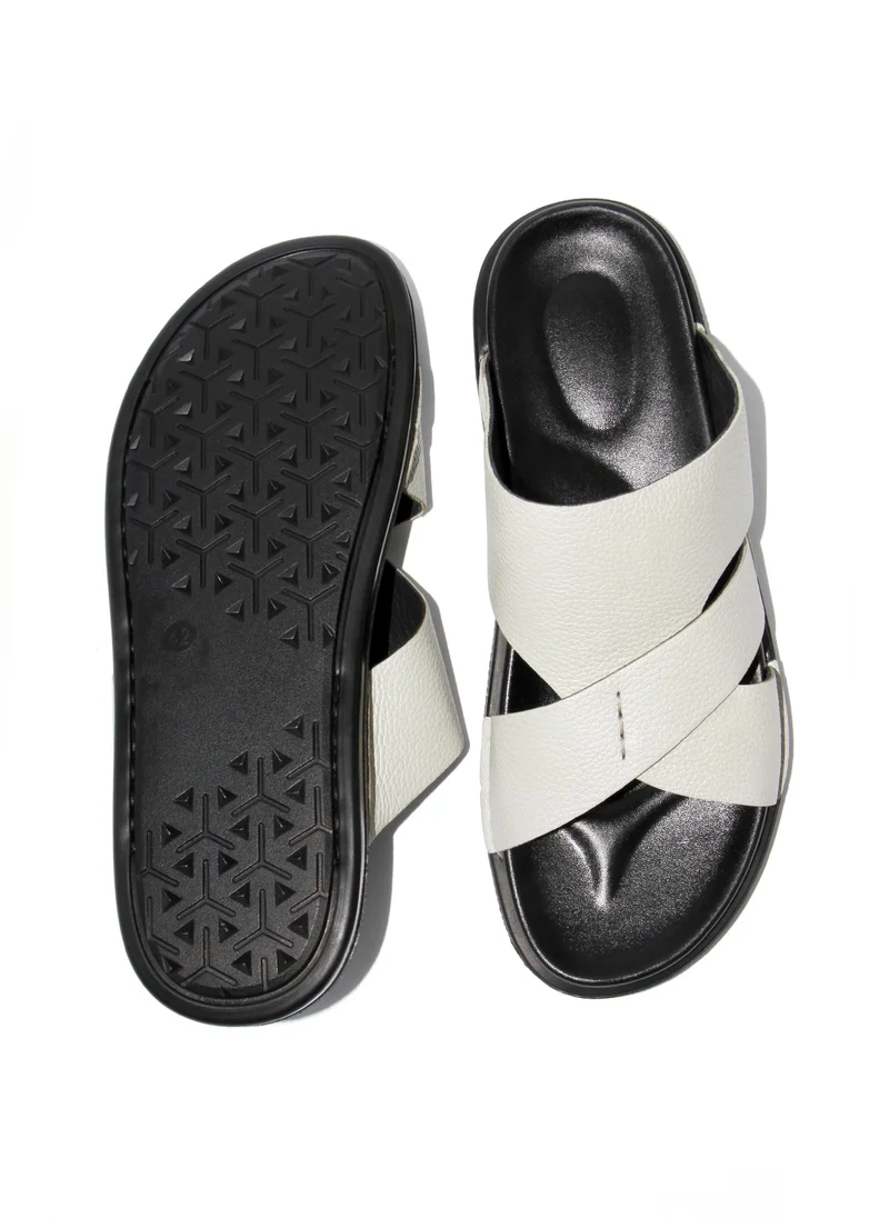 Geoomnii  Geoomnii Mens Comfort Sandals Grey for Men | Best Price UAE