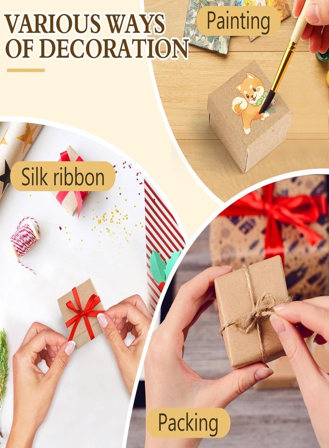 BOSMIOW 24PCS Cardboard Jewelry Gift Boxes,Small Gift Boxes with Foam Insert,Earring Protector Case,Square Kraft Paper Packing Boxes for Ring,Earring,Necklace,Bracelet - Image 5