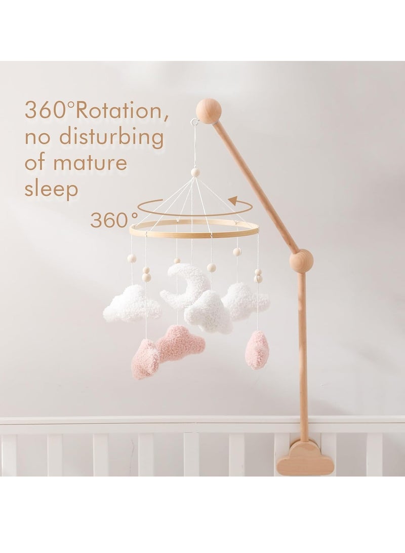 general Baby crib mobile, boys and girls crib mobile, plush velvet, baby mobile baby room decoration, mobile Moses crib, baby room, newborn toys - Image 2