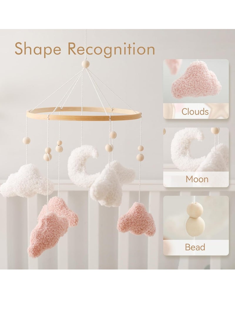 general Baby crib mobile, boys and girls crib mobile, plush velvet, baby mobile baby room decoration, mobile Moses crib, baby room, newborn toys - Image 3