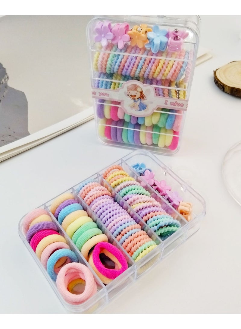 Goolsky Baby Girl's Hair Clips Cute Hair Baby Elastic Hair Ties Hair Accessories Ponytail Holder Hairpins Set For Baby Girls Teens Toddlers, Assorted styles - Image 3