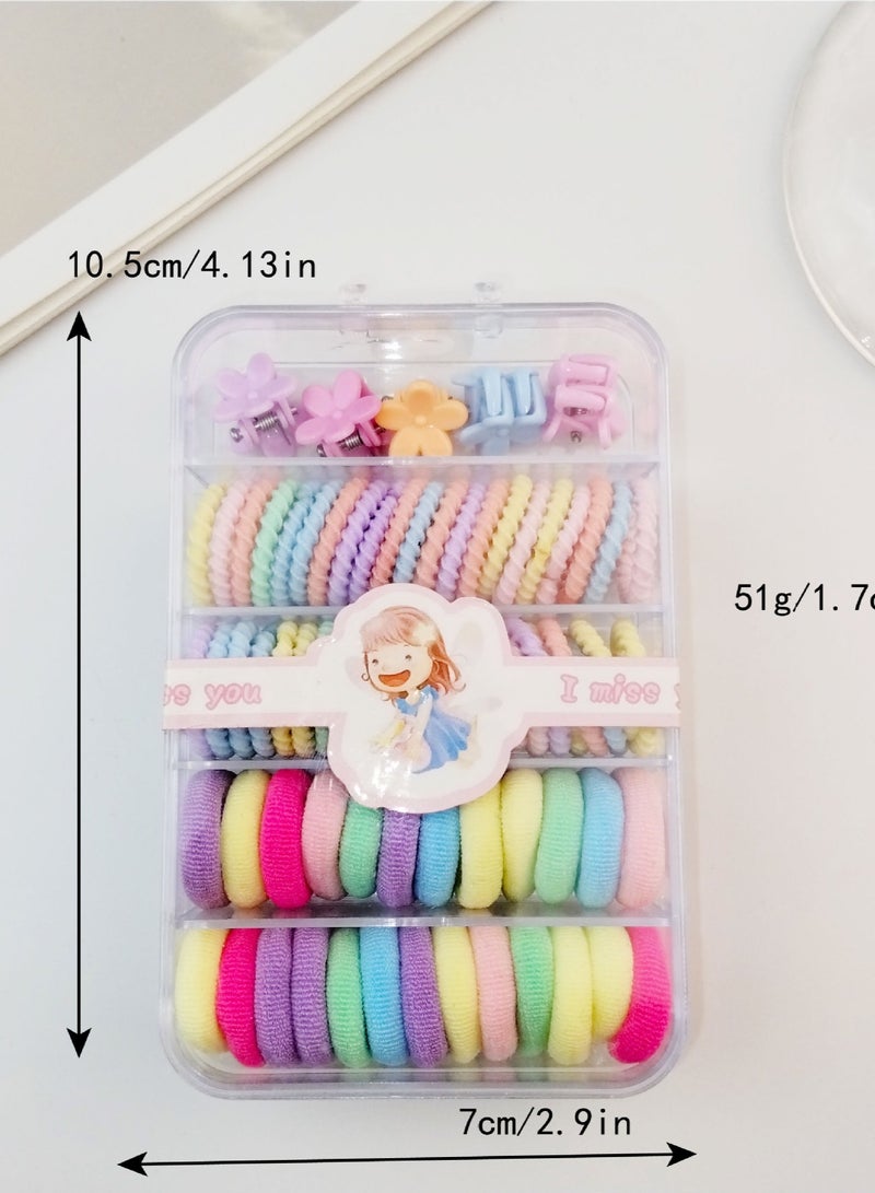 Goolsky Baby Girl's Hair Clips Cute Hair Baby Elastic Hair Ties Hair Accessories Ponytail Holder Hairpins Set For Baby Girls Teens Toddlers, Assorted styles - Image 4