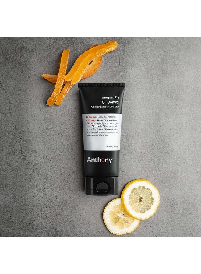 Anthony Instant Fix Oil Control For Men - Mattifying Lotion For Oily Skin - Moisturizer And Pore Minimizer Instantly Eliminates Shine - 3 Fl Oz - Image 1