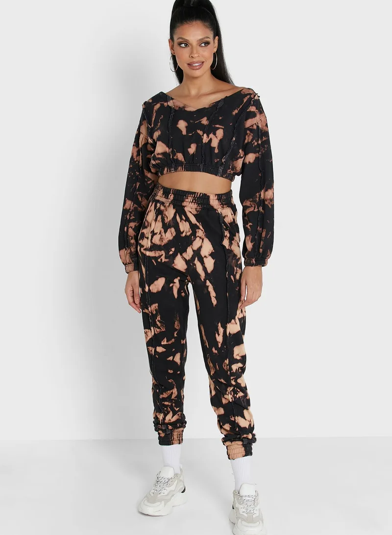Public Desire  Crop Sweatshirt for Women | Best Price UAE