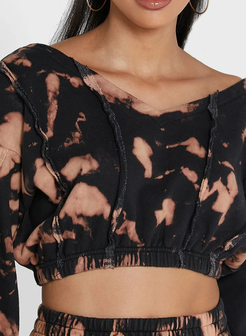 Public Desire  Crop Sweatshirt for Women | Best Price UAE