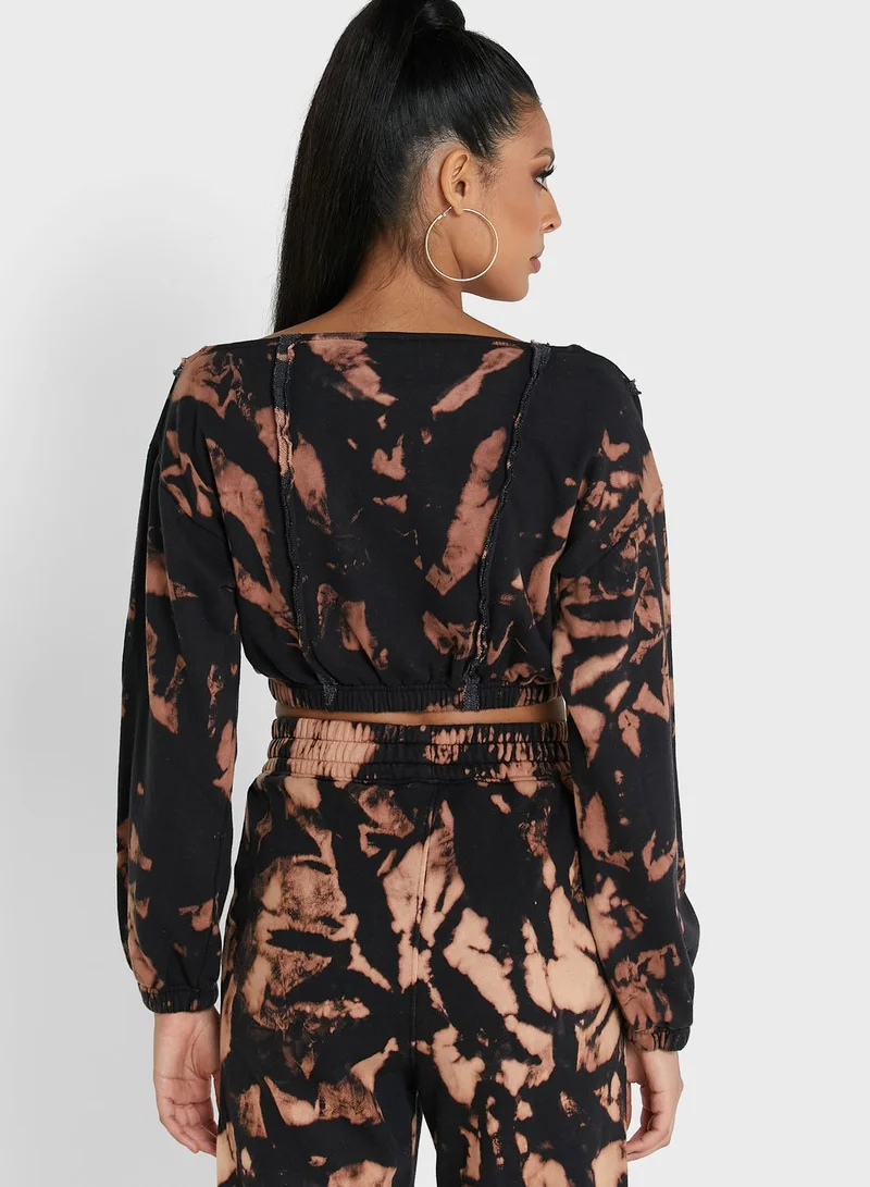 بابليك ديزاير سويت شيرت قصير مطبع