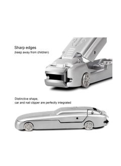 Excefore Nail Clipper Set, Creative Car Styling Stainless Steel Fingernail Clipper Cutters, Splash-Proof Design with Beautiful Metal Case, with Metal Box and Nail File, for Pedicure, Men & Women  - Image 4