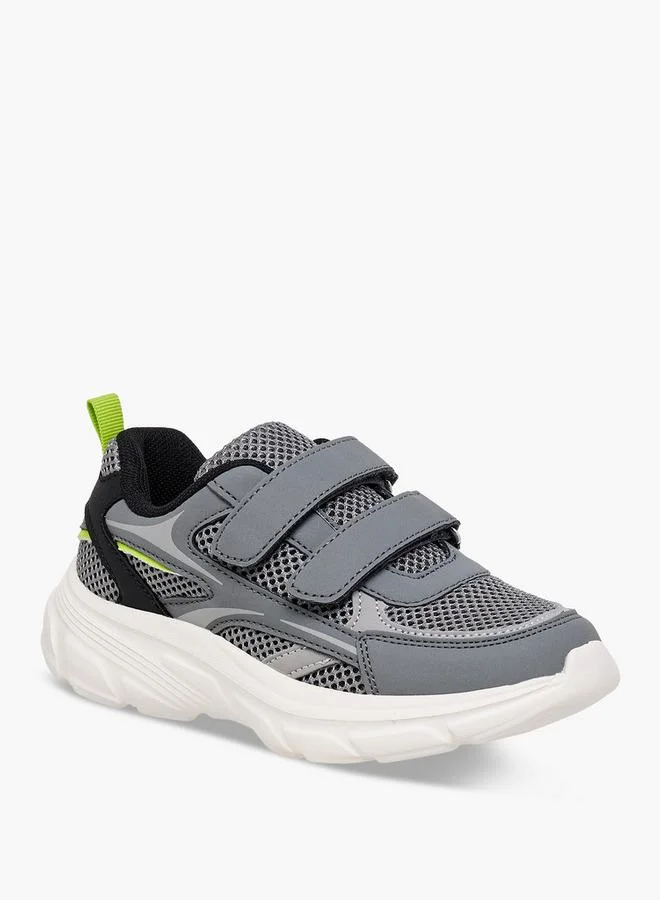 ال بي ال من شو اكسبرس سنيكرز أولاد بنعل خارجي بنمط لوحات وإغلاق بشريط لاصق