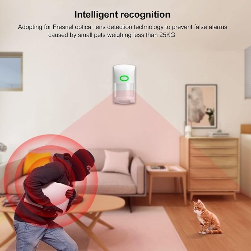 klarako WiFi PIR Motion Detector Intelligent Infrared Alarm Sensor Anti-Theft 110° Wide Angle Detection Smart Home Sensor for Home and Business - Image 4