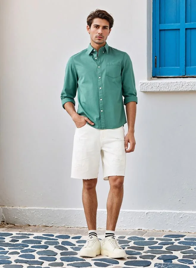 Lee Cooper Lee Cooper Regular Fit Shirt with Collar