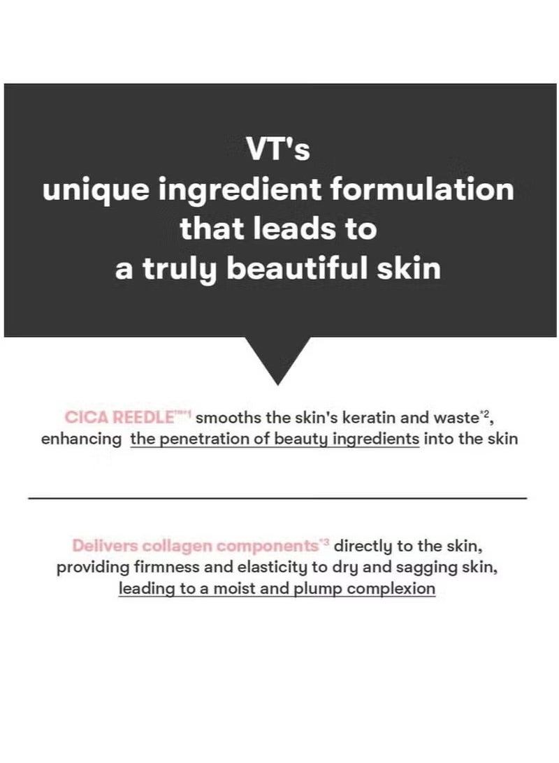 VT COSMETICS CICA Reedle Shot 300 Essence | Daily Face Essence, Centella Complex, Hyaluronic Acid, Green Propolis Extract for All Skin Type, 50ml (Reti-A Reedle Shot 300) - Image 3