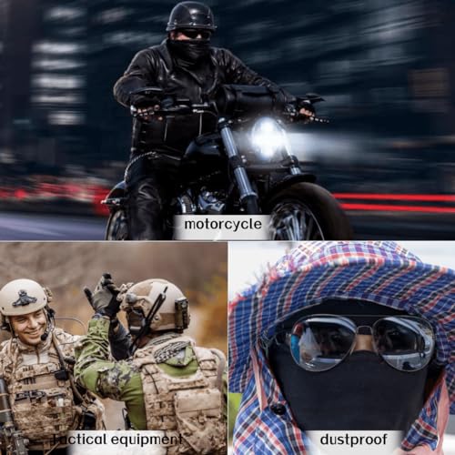 XY3545HS Camo Neck Gaiter Face Mask Ski Scarf for Men&Women UV Protection Windproof for Fishing Hunting Cycling (Camo CP Desert) - Image 4