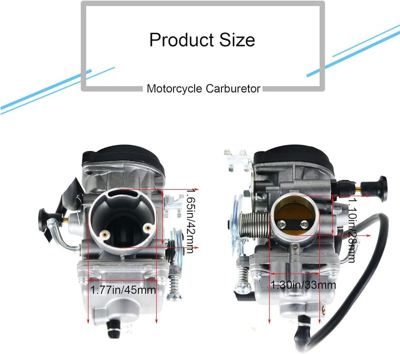 Czsmbt TW200 Carburetor with Inline Fuel Filter for Yamaha TW200 2001-2017 - Image 5