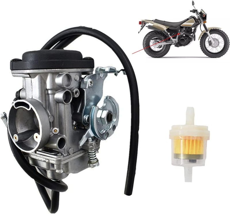 Czsmbt TW200 Carburetor with Inline Fuel Filter for Yamaha TW200 2001-2017 - Image 1