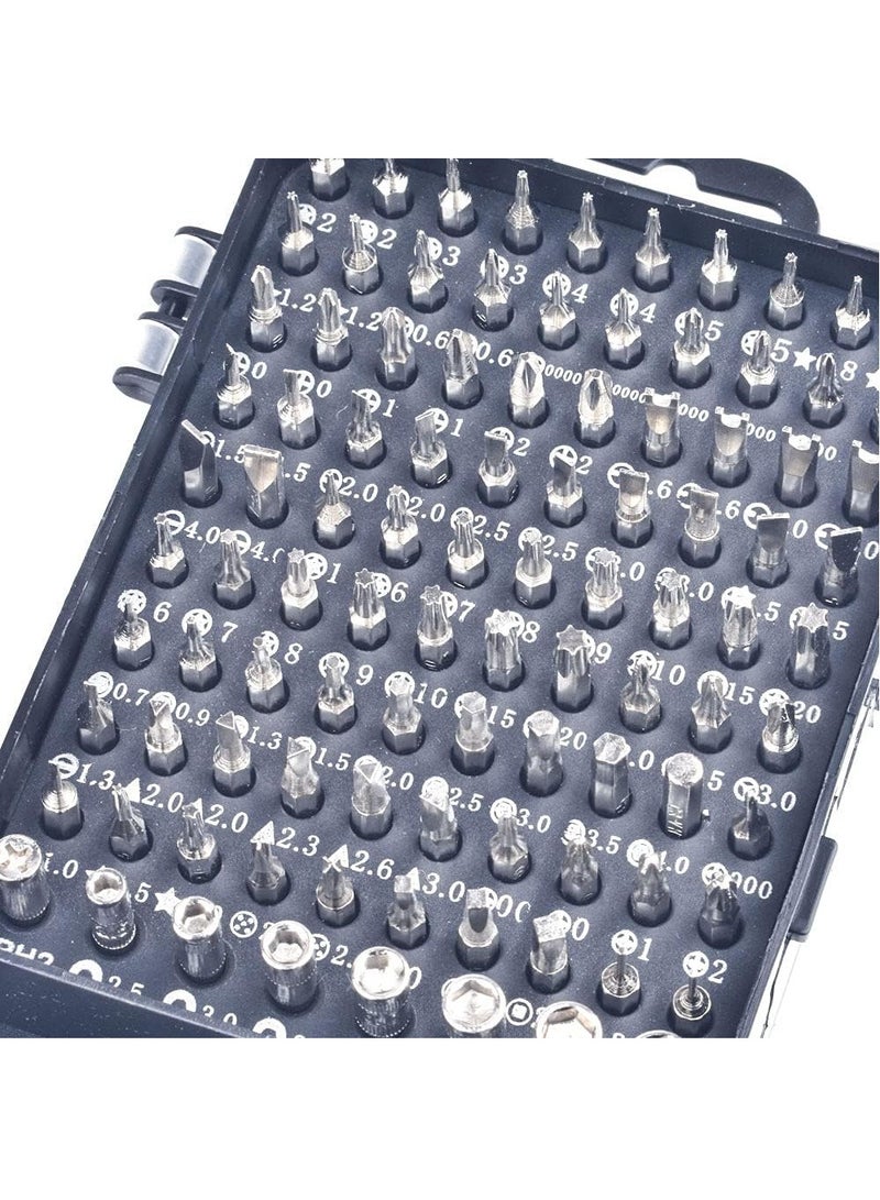 Precision Magnetic Screwdriver Set 115 in 1 Computer Screwdriver Kit with 98 Magnetic Drill Bits for Computer Tablet  PC iPhone PS4 Repair  - Image 3