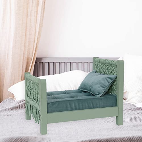 EUBUY Baby Photoshoot Props, Mini Mattress Pillow Photography Accessories, Newborn Photography Props Baby Bedding Cushion, Baby Posing Pillow, Photography Bed Mat, Medium, White, USAEUBU1643 - Image 4