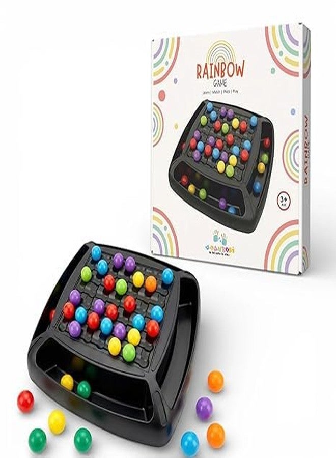 Braintastic Color Ball Puzzle Board Game for Kids & Adults | Brain Teaser Strategy Game with Multicolor Balls | Educational Family Game Toy | Travel-Friendly Mind Challenge Puzzle - Image 1