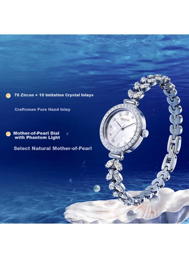 Davena, Celebrity-inspired Mermaid Watch For Women, Luxury Bracelet With Gift Box, Birthday Present For Girlfriend - Image 4