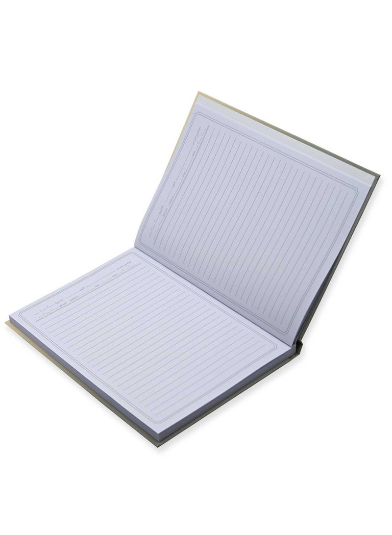 FIS Pack of 5 Oman Hard Cover Notebook, 18X25 80Sheets,Cover Gold -FSNBOM80GL - Image 2