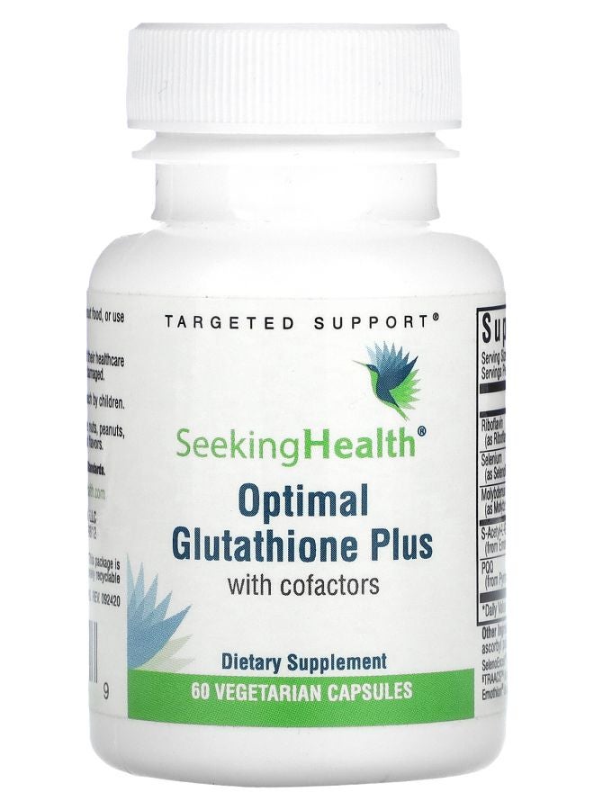 Seeking Health Optimal Glutathione Plus 60 Vegetarian Capsules