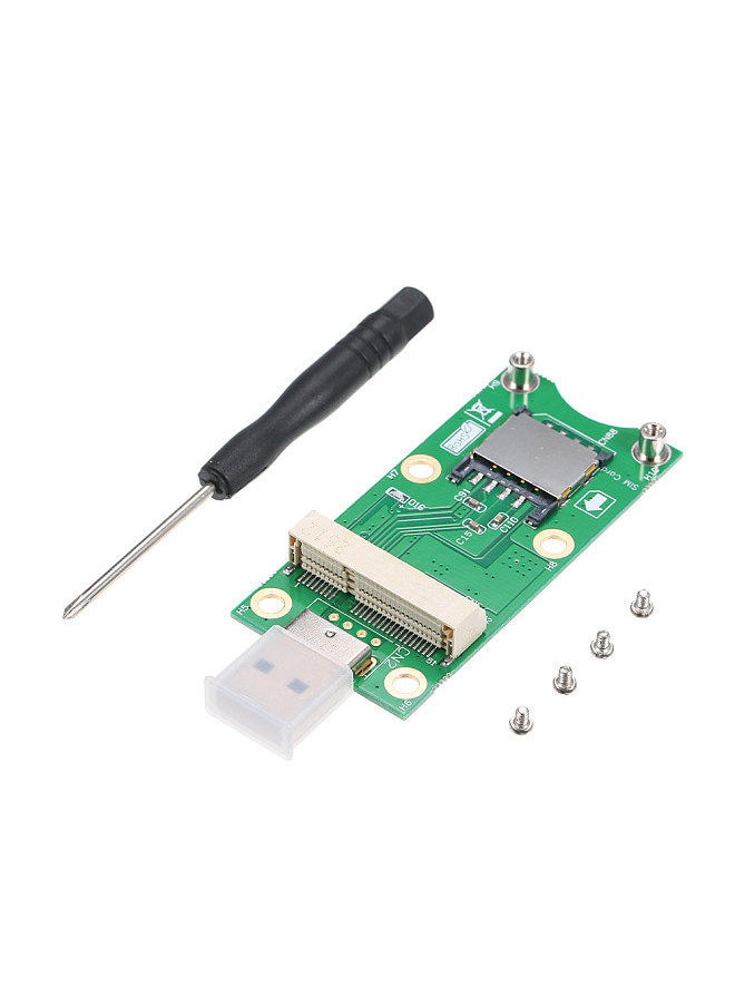 Mini PCI-E to USB with SIM Card WWAN Adapter Card 3G/4G Module
