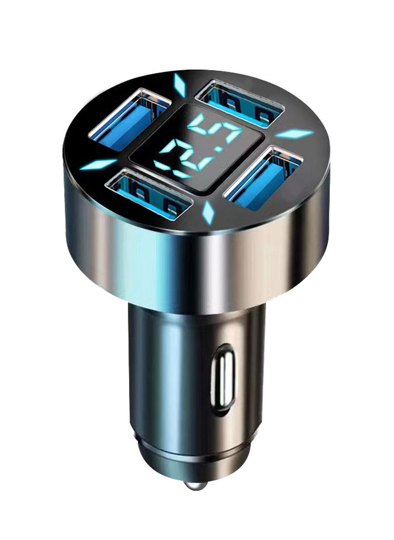 HILUKE - Car Charger Fast Charging iPhone 16 15 Pro Car Power Adapter Dual USB Ports Samsung Fast Car Charger Type C For Galaxy S24 S23 Ultra MacBook Pro Air Xiaomi HUAWEI Apple Watch S10 Airpods 4 Black - Image 1