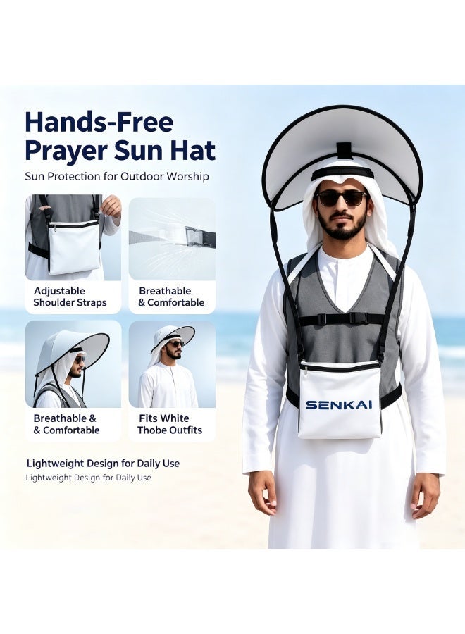 Foldable UV Protection Sun Hat with Floating Design – Quick-Dry, Breathable, Adjustable for Outdoor Hiking & Travel - Image 4