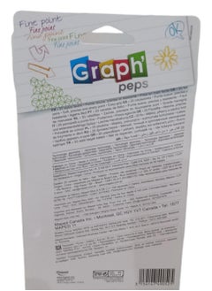 Maped Graph Peps Classic 0.4mm Fine Felt Tipped Pens, Pack of 20 Multicolour  - Image 2