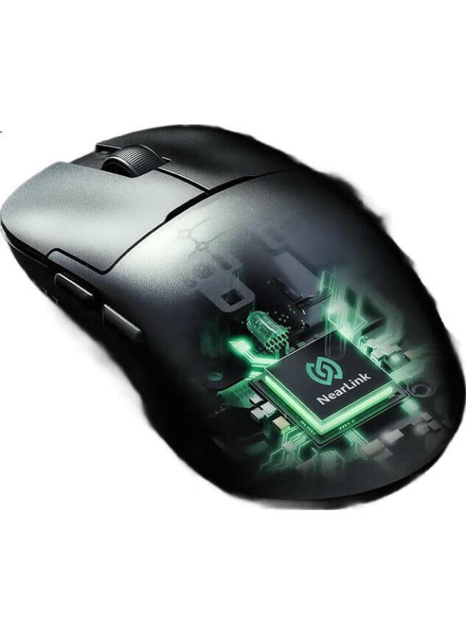 Ajazz Aj159Nl Star Flash Three-Mode Mouse 800Mah Long Battery Life One Billion Microswitches Original Paw3311 About 61G Lightweight Gaming Mouse Black - Image 1