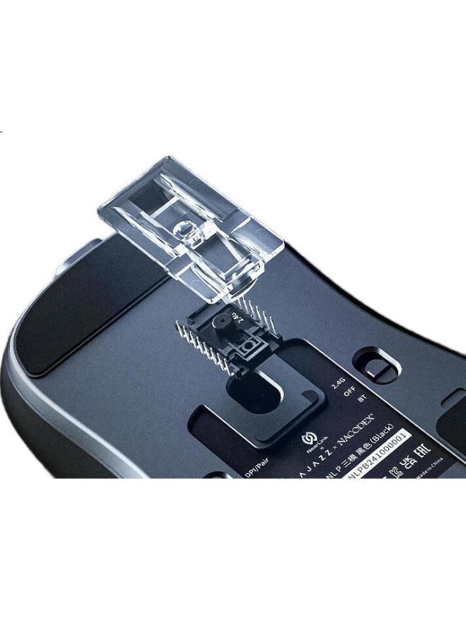 Ajazz Aj159Nl Star Flash Three-Mode Mouse 800Mah Long Battery Life One Billion Microswitches Original Paw3311 About 61G Lightweight Gaming Mouse Black - Image 2