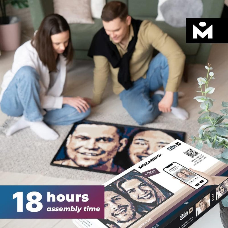MOZABRICK Photo Construction Set Model Color M (20 inch x 30 inch) - Transform Any Picture into a Mosaic Wall Art Using Our Constructor and Web App - Image 4