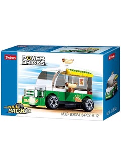 Sluban Sluban Power Bricks Series - Hotdog Car Building Blocks 54 PCS - For Age 6+ Years Old  - Image 1