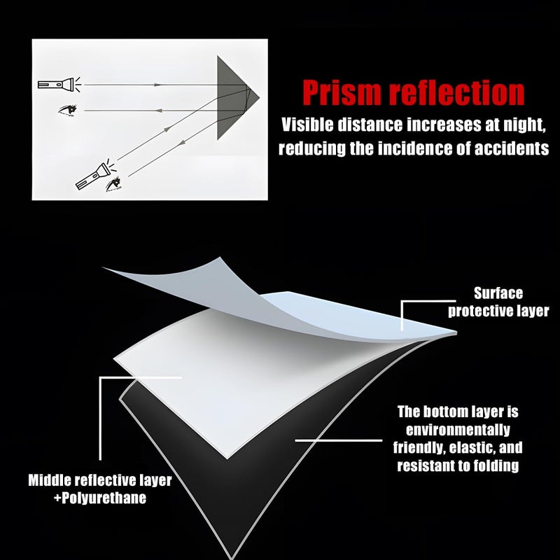 Zipelo 20PCS Reflective Car Wheel Decorative Stripe Stickers, Anti Scratch Vehicle Night Safety Warning Tape Decal, Automotive Exterior Tire Rims Sticker Accessories, Universal Fit (Purple) - Image 5